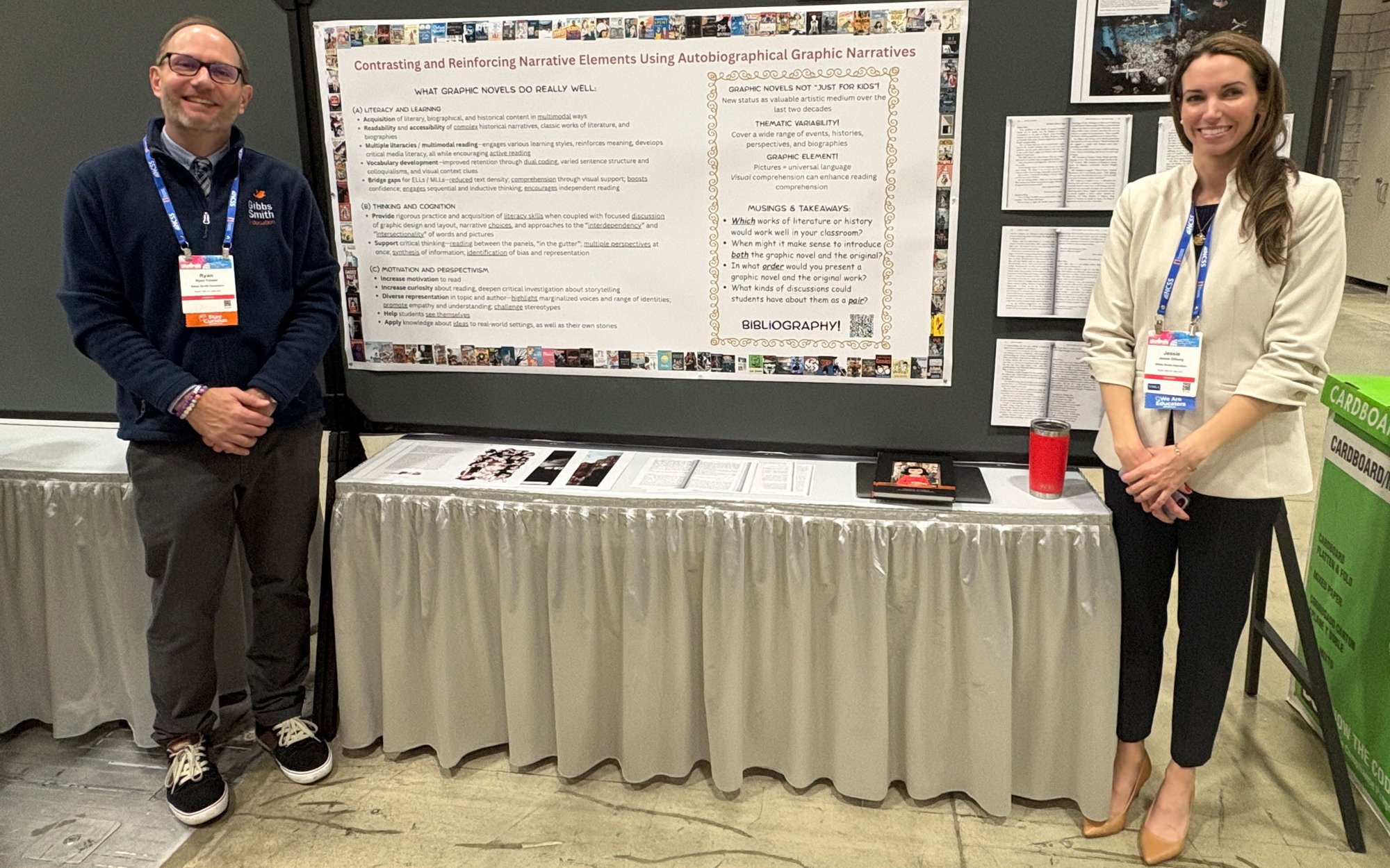 Contrasting and Reinforcing Narrative Elements Using Autobiographical Graphic Novels